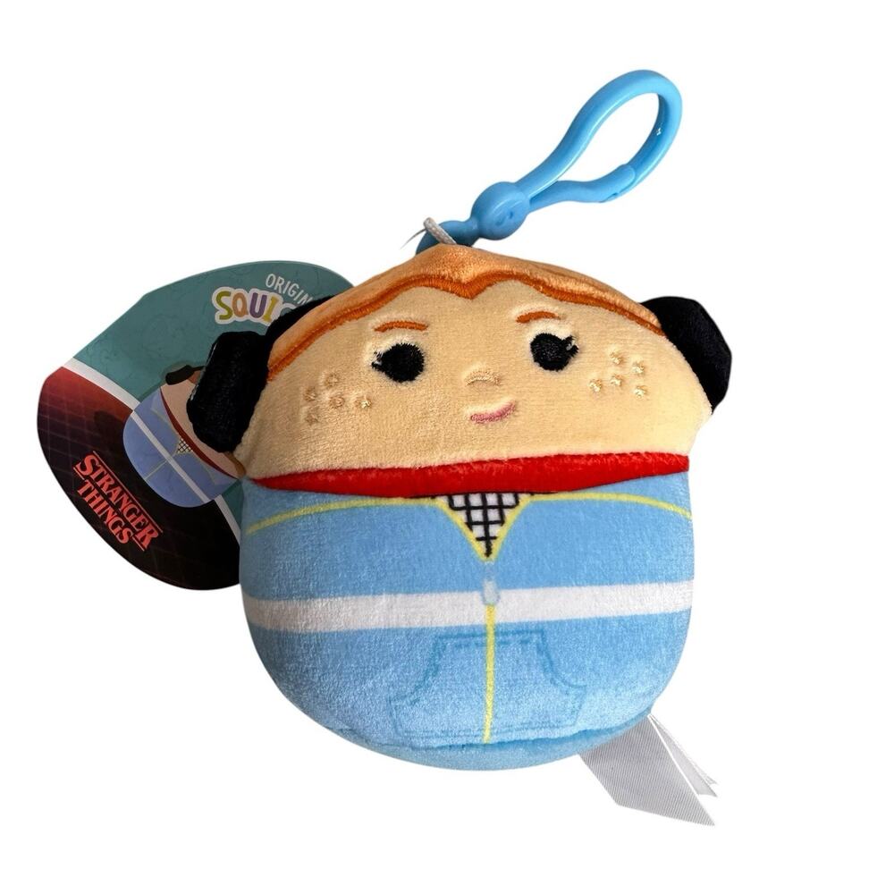 Squishmallows Stranger Things Max 3.5” Clip on Plush New